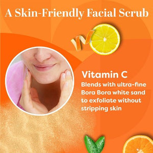 TruSkin Vitamin C Brightening Gentle Face Scrub 4oz - New