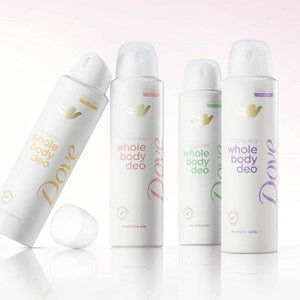 Dove Beauty Whole Body Deodorant Spray Raspberry; Rose Cooling Aluminum-Free 4oz - Imperfect Container