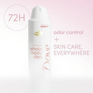 Dove Beauty Whole Body Deodorant Spray Raspberry; Rose Cooling Aluminum-Free 4oz - Imperfect Container