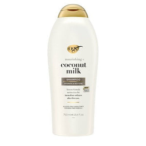 OGX Nourishing Coconut Milk Moisturizing Shampoo 25.4 fl oz - Imperfect Container