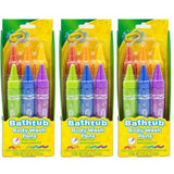 Crayola Body Wash Bath Pens Unscented 3pk/6 fl oz - New