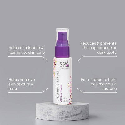 Spa Sciences Vitamin C Serum Brightening Facial Serum 1 fl oz - New