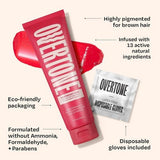 Overtone Raspberry Pink Hair Mask Semi-Permanent Hair Dye & Color Conditioner - New