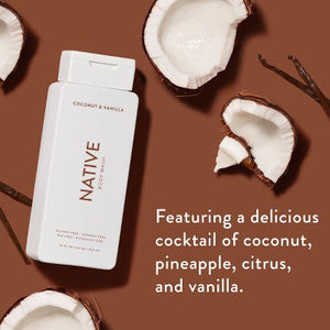 Native Sulfate Free Body Wash Coconut & Vanilla 18 fl oz - Imperfect Container
