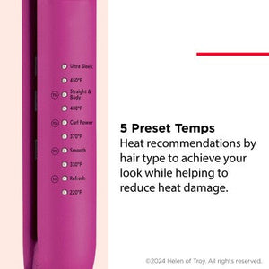 Revlon Easy Heat Precision Hair Flat Iron 1" - Imperfect Box