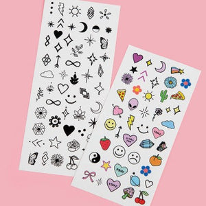 JAPONESQUE Nailed It! Art Kit. Inked By Dani Nail Art Tattoos 6pc - New