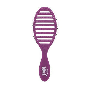 Wet Brush Speed Dry Detangler Hair Brush for Quick Heat Drying Frost Purple - Imperfect Box