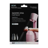 Dashing Diva Gel Xtend Fake Nails Starter Kit Medium Round 30ct - New
