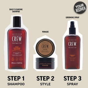 American Crew Men's Firm Hold and Non-Flaking Hair Styling Gel  8.4 fl oz - Imperfect Container