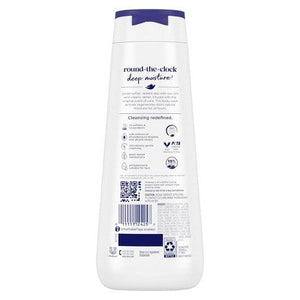 Dove Deep Moisture Body Wash Nourishes the Driest Skin 24hr Lotion-Soft Skin 20 fl oz - Imperfect Container