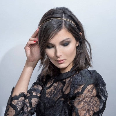 The Hair Edit Carved Chaplet Headband - New