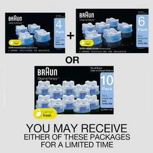 Braun Clean & Renew Refill Cartridges for Clean & Charge Systems CCR 3pk - Imperfect Box