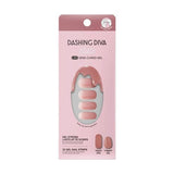 Dashing Diva Glaze Semi-Cured Gel Nail Polish Strips Jelly Glaze 32ct - New