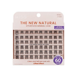 KISS Products The New Natural Trio Multipack False Eyelashes 60ct - Imperfect Box