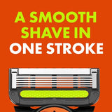 Gillette Labs Mens Special NFL Bengals Edition Shaving Razor with 4 Refills and Magnetic Stand - New