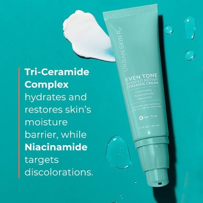 Urban Skin Rx Even Tone Barrier Repair Ceramide Cream 1.7 fl oz - New