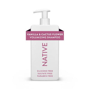 Native Fall Seasonal Vanilla & Cactus Flower Volumizing Shampoo 16.5 fl oz - Imperfect Container