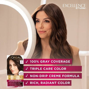 L'Oreal Paris Excellence Triple Protection Permanent Hair Color - 6.3 fl oz - 8.5A Champagne Blonde - 1 Kit