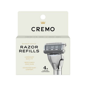 Cremo Barber Grade Razor Refills 4ct - Imperfect Box