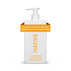 Native Almond & Shea butter Strengthening Vegan Conditioner Sulfate, Paraben and Silicone Free 16.5 fl oz - New