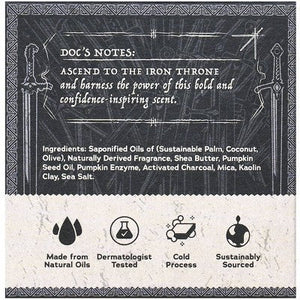 DR. SQUATCH Men's All Natural Bar Soap Thousand Sword Scrub 5oz - Imperfect Box