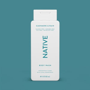 Native Body Wash Cashmere & Rain Sulfate Free 18 fl oz - Imperfect Container