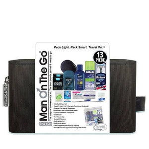 Convenience Kits International Men's Bath and Body Deluxe Travel Kit Trial Size 13pc - New
