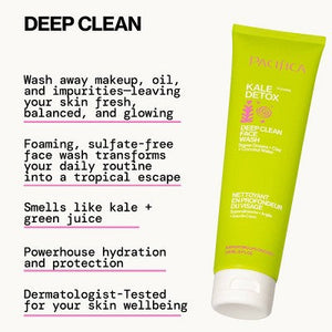 Pacifica Kale Detox Deep Cleansing Face Wash Scented 5 fl oz - New
