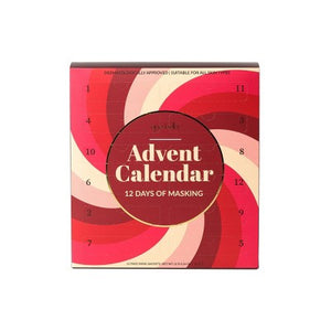 Que Bella Advent Calendar 12 days of Masking Gift Set 12ct/2.88 fl oz - Imperfect Box
