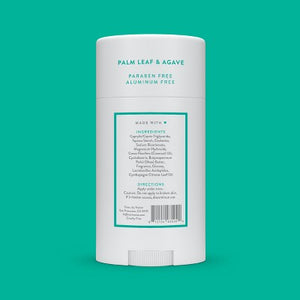 Native Solid Deodorant for Men & Women Palm Leaf & Agave  Aluminum Free 2.65oz - New