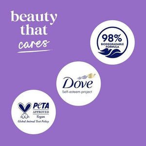 Dove Relax Body Wash Pump Lavender & Chamomile 24hr Lotion-Soft Skin 30.6 fl oz - Imperfect Container