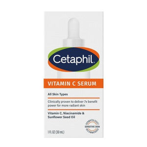Cetaphil Brightening Vitamin C Face Serum 1fl oz - New