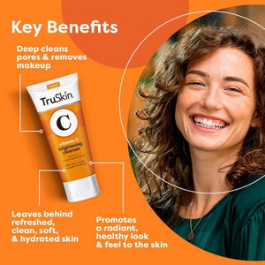 TruSkin Vitamin C Brightening Cleanser for Face 5 fl oz - New