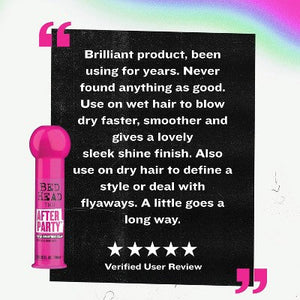 TIGI Bed Head After Party Super Smoothing Cream 3.38 fl oz - Imperfect Container