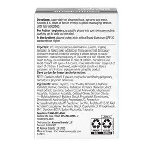 Neutrogena Rapid Wrinkle Repair Retinol Renewal Serum 1 fl oz - Imperfect Box