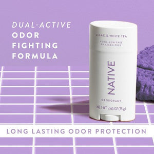 Native Solid Deodorant Lilac & White Tea 2.65oz - New