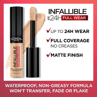 L'Oreal Paris Infallible Full Wear Concealer 330 Ivory 0.33 fl oz - New