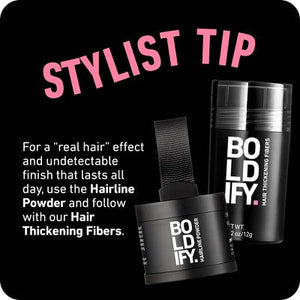 BOLDIFY Root Touch Up Powder with Brush, Covers Thinning Hair & Grays, Water-Resistant Light Blonde - Imperfect Box
