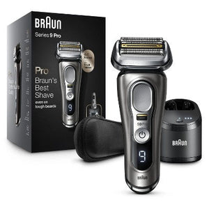 Braun Series 9-9465cc Pro Electric Foil Shaver with ProLift Beard Trimmer; Clean; Charge SmartCare Center - Imperfect Box