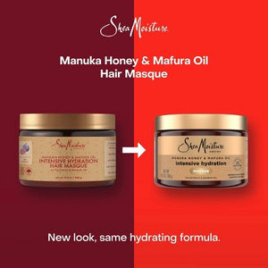 SheaMoisture Manuka Honey & Mafura Hair Oil Intensive Hydration Hair Mask 11.5oz - New