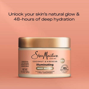 SheaMoisture Coconut Hibiscus Body Butter 11.5oz - New