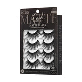 KISS Products Lash Couture Matte Black False Eyelashes Matte Cheviot 8ct - New