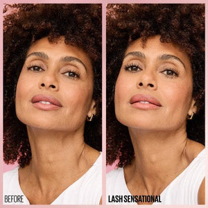 Maybelline Lash Waterproof Sensational Lengthening Mascara Blackest Black 0.32 fl oz - New