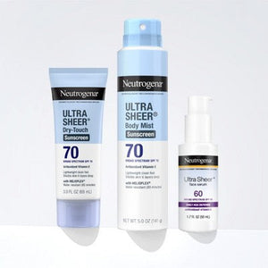 Neutrogena Ultra Sheer Sunscreen SPF 70 2pk/88ml - Missing Box