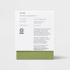 No. 9 Grapefruit; Cypress Men's Cologne 3.4 fl oz Trial Size Goodfellow & Co. - Imperfect Box