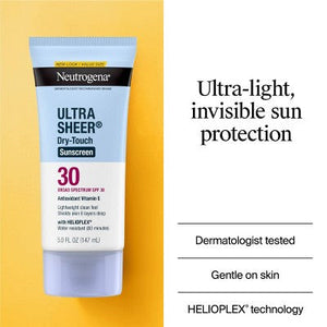 Neutrogena Ultra Sheer Dry-Touch Water Resistant Lotion SPF 30 5 fl oz - Imperfect Container