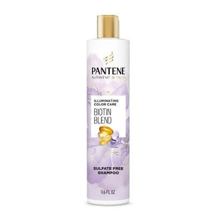 Pantene Illuminating Biotin Shampoo, Nutrient Blends 9.6 fl oz - New