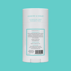 Native Solid Deodorant for Women & Men Jasmine & Cedar  Aluminum-Free 2.65oz  - New