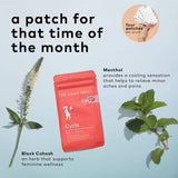 The Good Patch Cycle Plant-Based Vegan Wellness Patch 4ct. - New