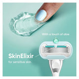 Venus Extra Smooth Sensitive Value Pack Women's Razor + 3 Razor Blade Refills - Imperfect Box